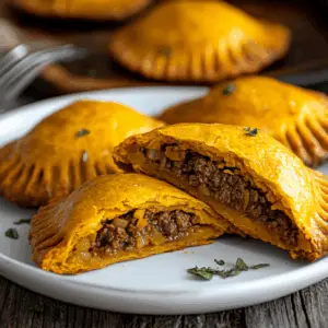 Jamaican Beef Patties with Spiced filling