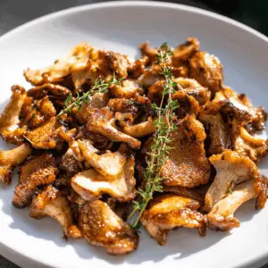 Sautéed Lion’s Mane Mushrooms with Butter and herbs