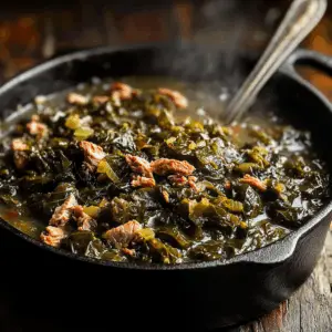 Southern-Style Collard Greens with Smoked turkey