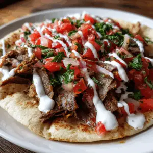 Spiced Lamb & Beef Donair with Zesty Tomato drizzle