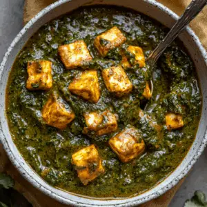 Spiced Saag Paneer curry