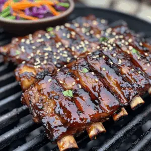 Sticky Asian-Style Ribs with Hoisin marinade