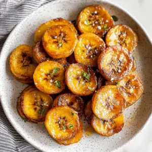 Zesty Caribbean Plantains with Lime butter