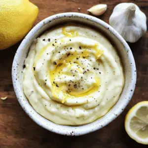 Zesty Lemon-Garlic Aioli sauce