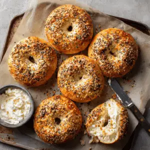 Chewy Keto Cheese bagels