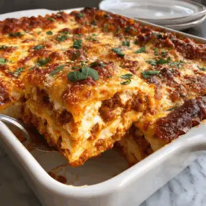 Classic Gluten‑Free Beef Lasagna with ricotta