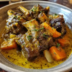 Goat Curry with Carrots and onions
