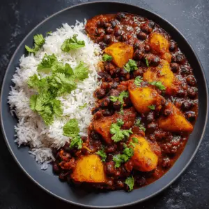 Kala Chana with Aloo in Tomato masala