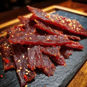Korean-Style Beef Jerky Marinade with gochujang