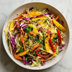 Mango Cabbage Slaw with Toasted cumin