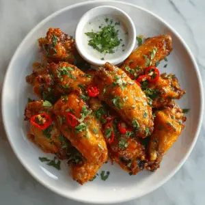 Mango Habanero Glazed Chicken wings