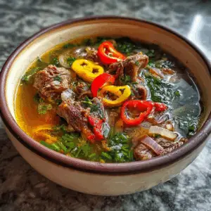 Nigerian Goat Meat Pepper soup