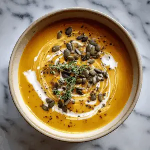 One Pot Butternut Squash and Apple soup