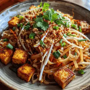 Pad Thai with Tofu and Fish sauce
