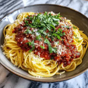 Rich Spaghetti Sauce with Red Wine and Garden herbs
