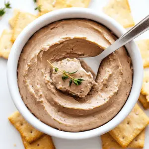 Silky French Liver Pâté with Garlic, Thyme, and White wine