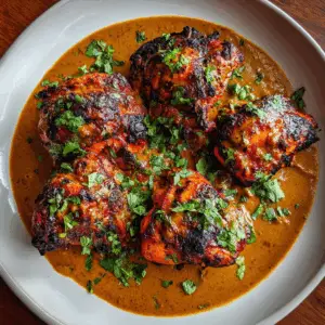 Tandoori Chicken with Onion gravy