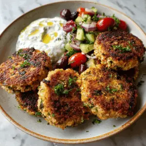 Mediterranean Cannellini Bean Patties with olives