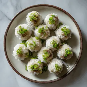 Sticky Rice-Coated Pork balls