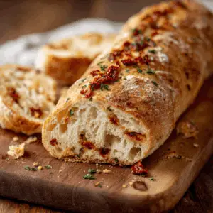 Sun Dried Tomato Vegan baguette