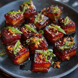 Sweet N Spicy Korean BBQ Pork Belly Bites in the Air Fryer