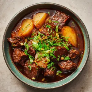 Taiwanese Inspired Beef Stew with Radish