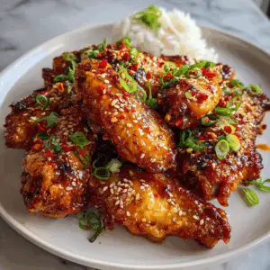 Baked Honey Chicken Wings with Chinese Five spice