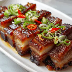 Cantonese Style Roast Pork with Fermented Bean curd