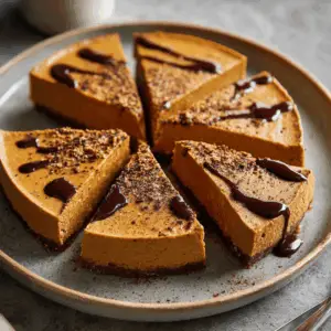 Chai Spiced Vegan Pumpkin Pie with Date syrup