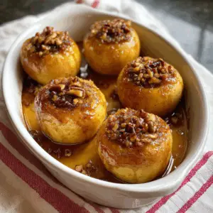 Chinese Five-Spice Baked Apples with Brown sugar