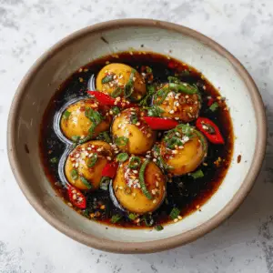 Korean Soy Marinated eggs