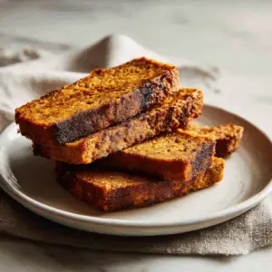 Spiced Vegan Scrapple with Black Beans and polenta