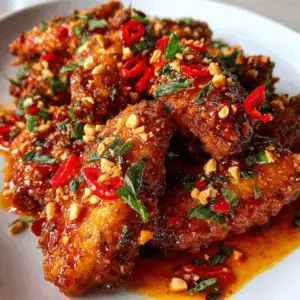 Thai Red Curry Wings with Coconut Cream glaze
