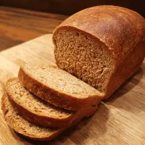 Vegan Whole Wheat Bread with Yeast and molasses