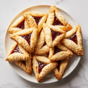 Cherry Almond Vegan hamantaschen