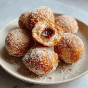 Chinese Sweet Donuts with Red Bean paste