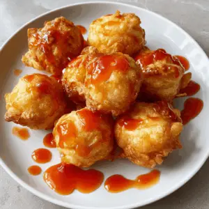 Chinese Takeout-Style Chicken Balls with Tempura batter