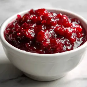 Cranberry Sauce with Orange Zest and cinnamon