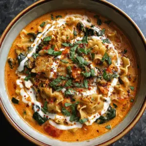 Creamy Vegan Lasagna Soup with Cashew cream