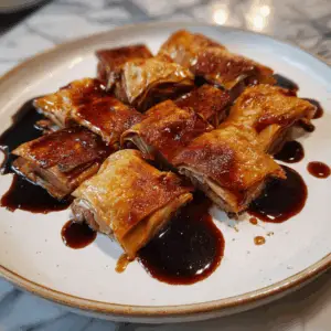 Crispy Vegan Duck with Five-Spice Tofu and Plum sauce