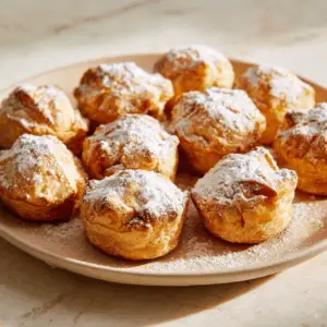 Mini Chicken Pastillas with Powdered Sugar topping