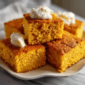 Pumpkin Cornbread with Maple butter