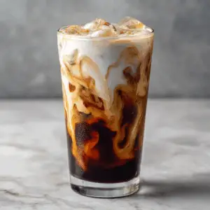 Thai Coffee with Coconut Cream and Brown sugar