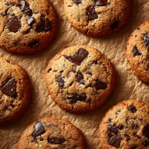 Vegan Chocolate Chip Cookies with Almond flour
