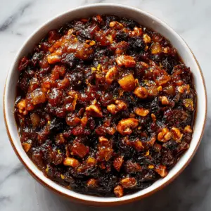Vegan Mincemeat Pie Filling with molasses