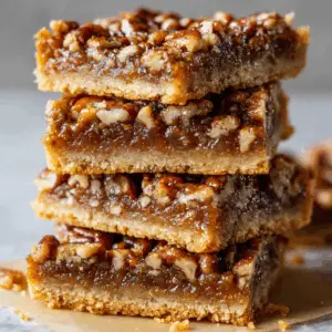 Brown Sugar Caramel Pecan Pie bars