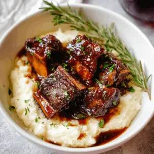 Slow Cooker Beef Short Ribs with Red Wine sauce