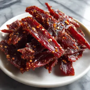 BBQ Maple Pork Jerky with a Spicy kick