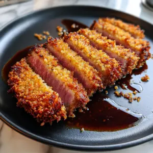 Beef Katsu with Tonkatsu glaze