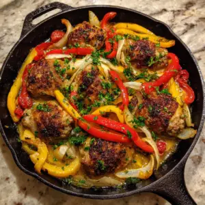 One Pot Chicken Scarpariello with Sweet sausage